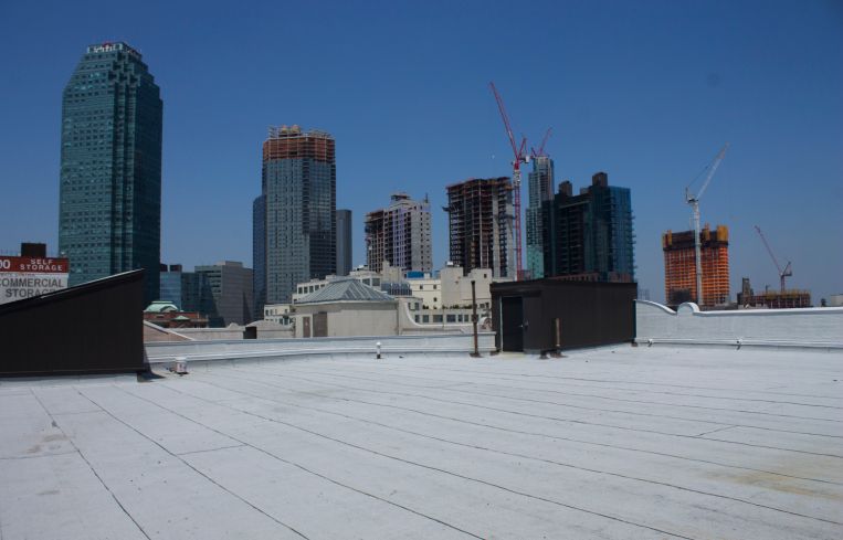 The roof top was left blank for a planned transformation into a lounge (Photo: Jemma Dilag/ For Commercial Observer).