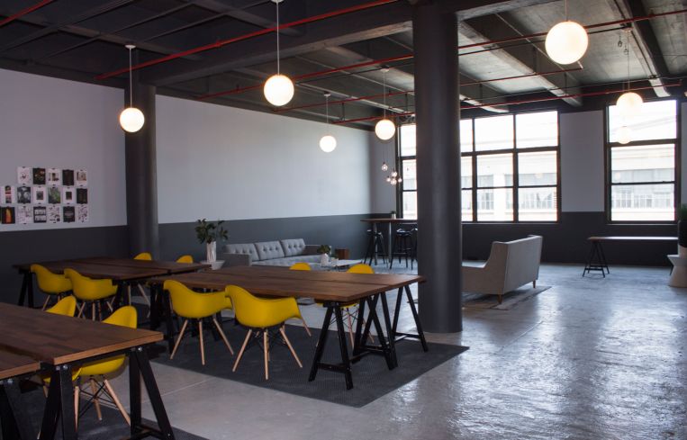 A prebuilt space at the building set up for marketing purposes (Photo: Jemma Dilag/ For Commercial Observer).