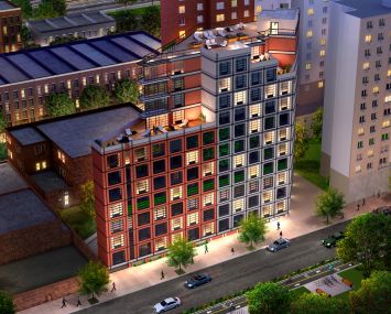 A rendering of 329 East 132nd Street.