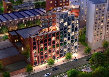 A rendering of 329 East 132nd Street (Courtesy: JLL). 