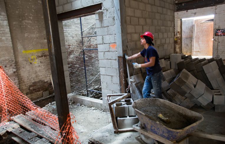 The developer plans to install an industrial-grade elevator (Photo: Aaron Adler /for Commercial Observer).