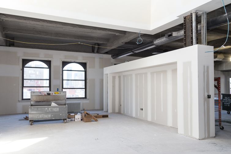 The office will feature open working spaces with skylights (Photo: Kaitlyn Flannagan/ For Commercial Observer). 