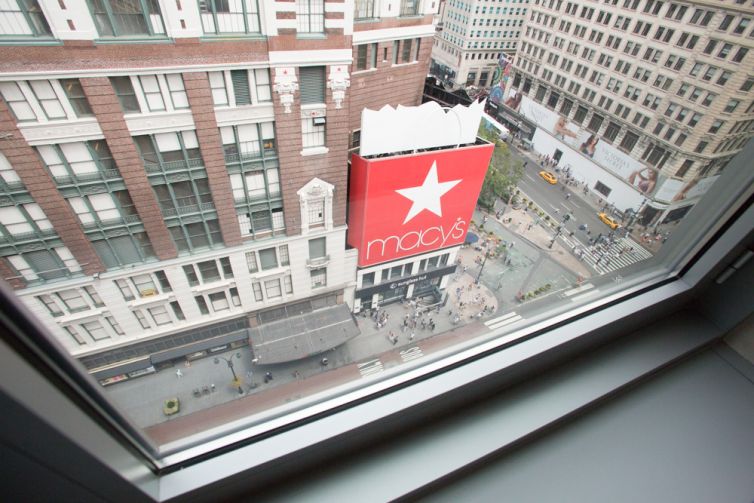 The new ESRT offices at 111 W33rd look out over Herald Square. Photo: Aaron Adler/ for Commercial Observer.