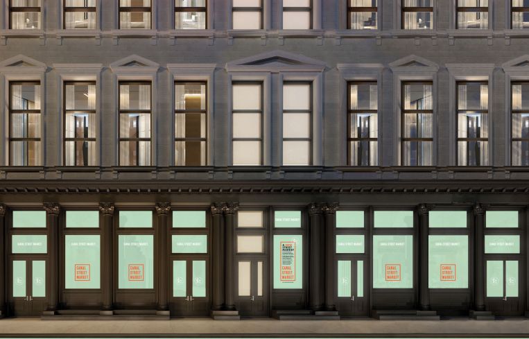 Rendering of Canal Street Market at 261-267 Canal Street.