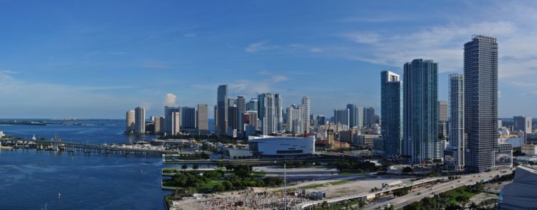A shot of Downtown Miami