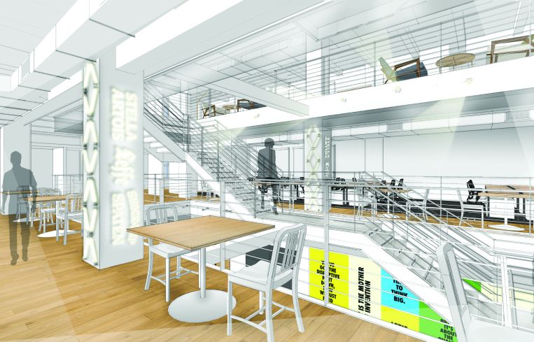 A rendering of Anheuser-Busch's new Chelsea offices. Rendering: TPG Architecture.