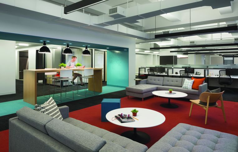 Teach for America's space at 25 Broadway. Image: HOK