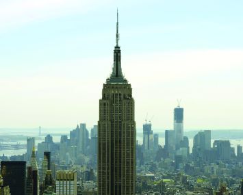 The Empire State Building.