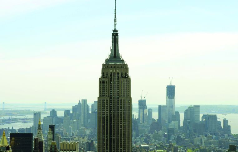 The Empire State Building.