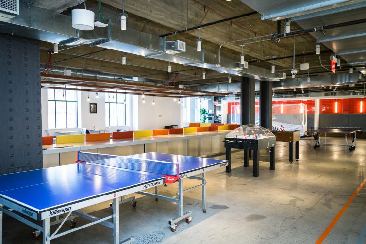 Yelp's Manhattan office has various games and snacks. Photo: Kaitlyn Flannagan For Commercial Observer.