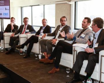 Left to right: Erik Manley, Timothy D. King, Jack Cayre, Michael Rudin, Asher Abehsera, and Jonathan Mechanic
(Photo: Gonzalo Marroquin/PMC)