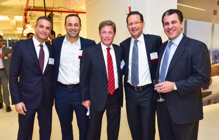 Left to right: Mikael Nahmias, Marc Packman, Ken Fisher, Robert Sorin and Peter Riguardi.
Photo: Sean Zanni/PMC