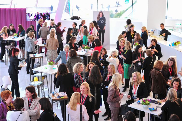 A female cocktail networking event at MAPIC. Photo: MAPIC World. 