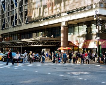 The Port Authority Bus Terminal.