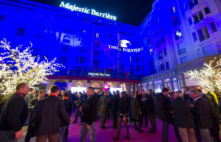 A MAPIC welcome party on Nov. 15 sponsored by Thor Equities. Photo: Lauren Elkies Schram.