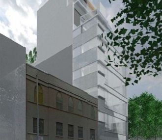 A rendering of 435 West 19th Street.