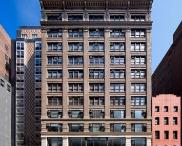 An 11-story office building in Manhattan.