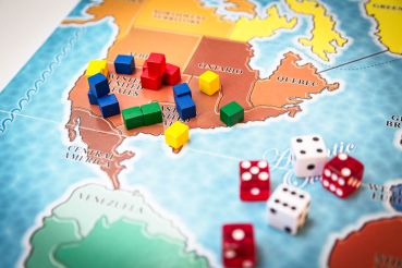Game of Risk. Photo by Kaitlyn Flannagan/ Observer. 