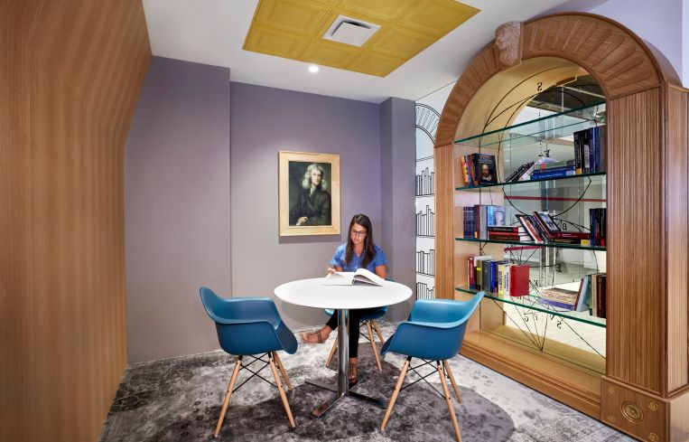 Meeting rooms for social interactions. Photo: Garrett Rowland.