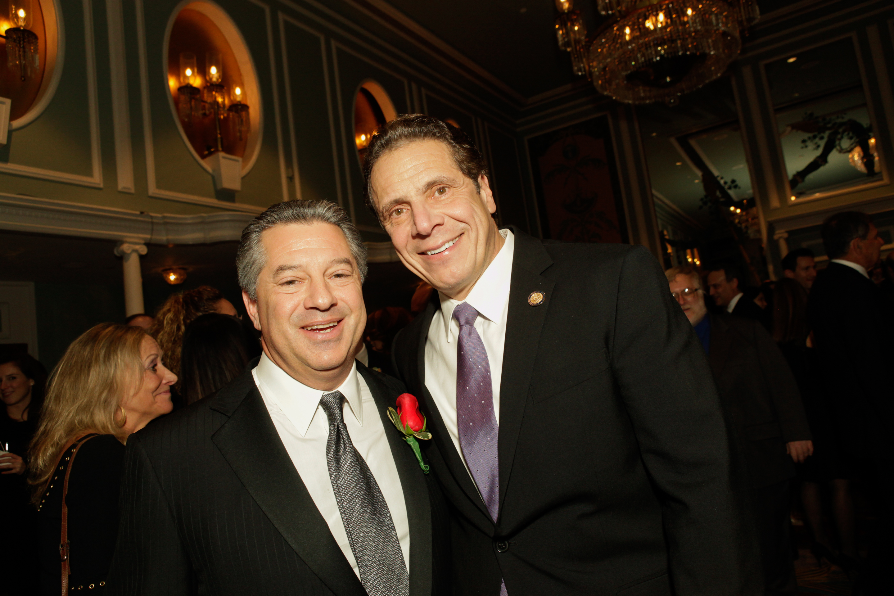 Marc Holliday and Gov. Andrew Cuomo. Photo: Jill Lotenberg Photography