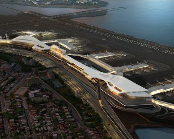 A rendering of the new LaGuardia Airport. Photo: flickr.com/governorandrewcuomo