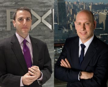 Seth Pinsky of RXR Realty, left, and Jordan Barowitz of the Durst Organization.