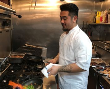 Armando Litiaco a partner of Filipino barbecue restaurant f.o.b.