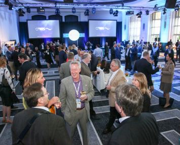 Conference attendees toast to a busy 2017.