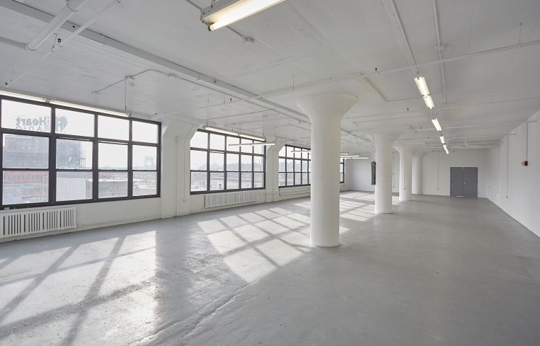 A renovated space on the 4th floor of The Bruckner Building. Photo: Harry Zernike/ for Commercial Observer.
