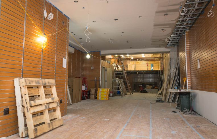 Inside Michael Pintchik's new paint store on the corner of Flatbush Avenue and Bergen Street. Photo: Kaitlyn Flannagan for Commercial Observer.