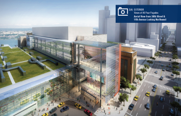 A rendering of the Jacob K. Javits Convention Center expanion. Courtesty: Empire State Development Corporation 