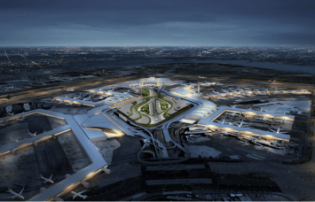 Rendering of the revamped JFK Airport. 