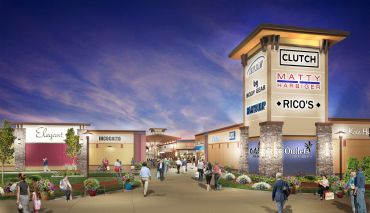 A rendering of the Outlets of Des Moines. 