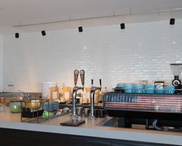 The amenity space at 1 World Trade Center. Photo: Kaitlyn Flannagan/Commercial Observer