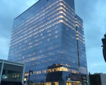 Prudential Tower in Newark.