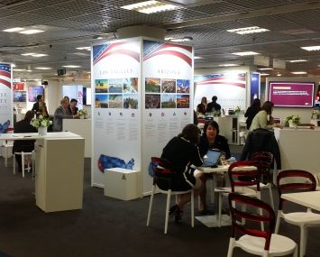 The National Association of Retailers' American Pavilion at MIPIM. Photo: Liam La Guerre