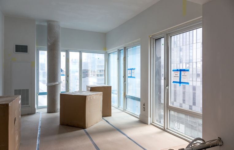 Apartments will have floor-to-ceiling windows. Photo: Melissa Goodwin/For Commercial Observer