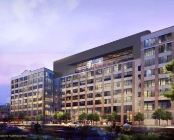 Rendering of Building 19 at Industry City. Image: Industry City