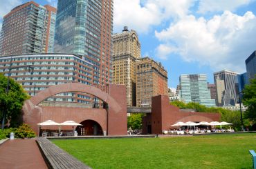 DOWN(TOWN) BUT NOT OUT: The Battery Park City Authority is planning to spend in the tens of millions of dollars upgrading Wagner Park at the tip of Manhattan. 
