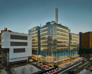 The Lenfest Center for the Arts and the Jerome L. Greene Science Center recently opened as part of Columbia University's Manhattanville campus expansion.