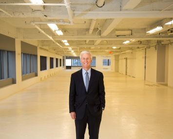 Dan Rashin, co-president and co-chief executive officer of Rockefeller Group, on the 33rd floor of 1271 Avenue of the Americas. Photo: Michael Nagle/for Commercial Observer