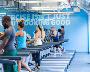 Inside a Blink Fitness gym. Photo: Blink Fitness