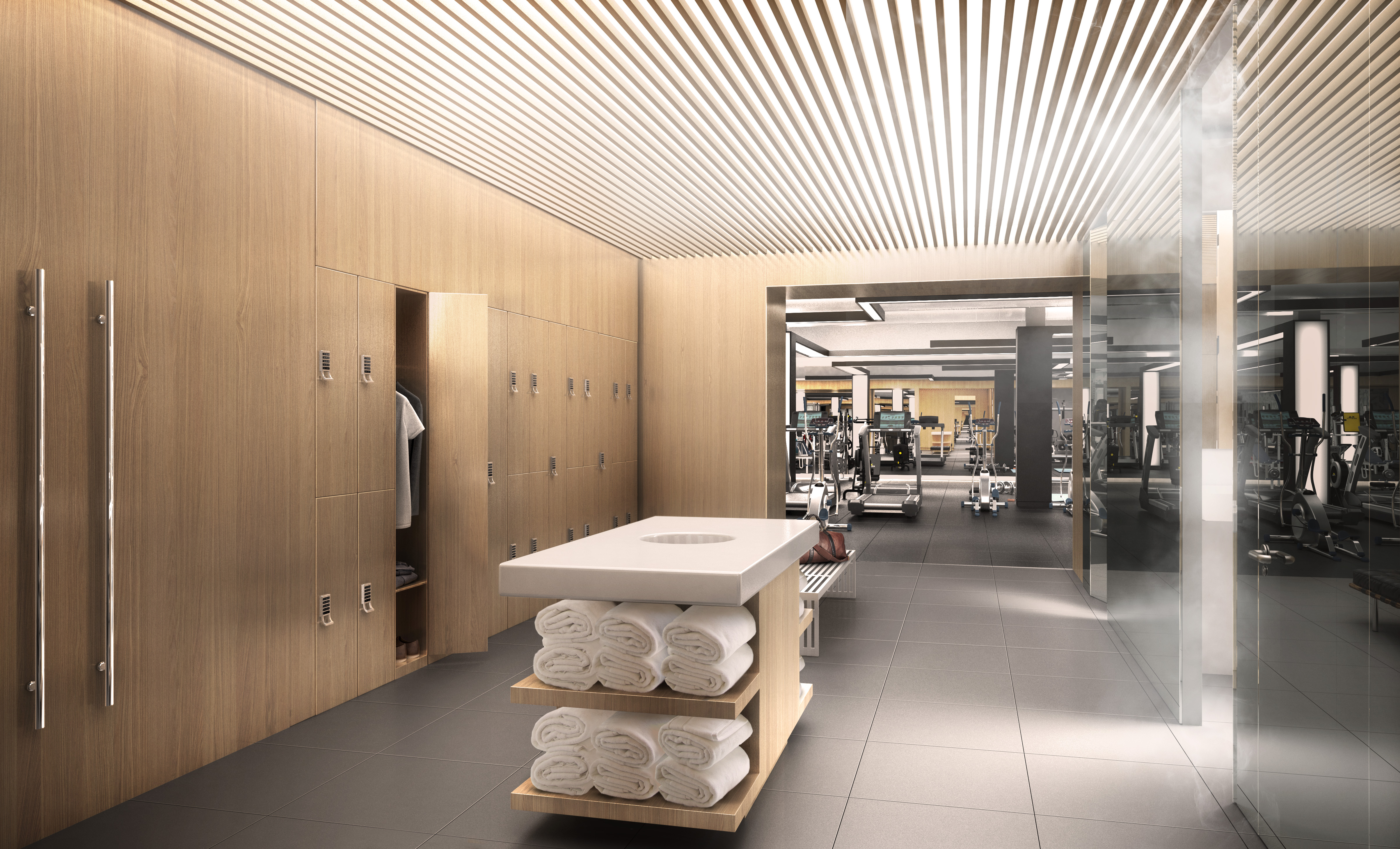 Locker 27 The Plan: Park Tower Group Adding a Luxury Gym in Lower-Level Space at ...