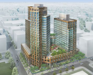 Halletts Point Building 1. Rendering: Dattner Architects