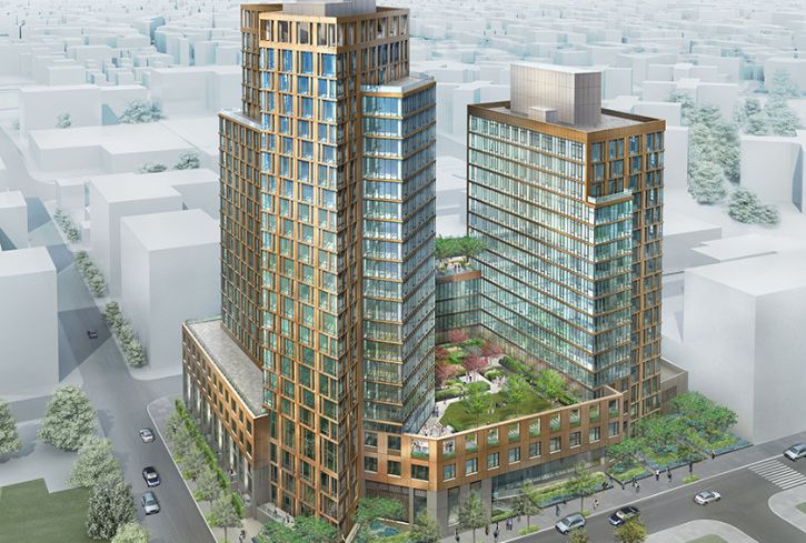 Halletts Point Building 1. Rendering: Dattner Architects