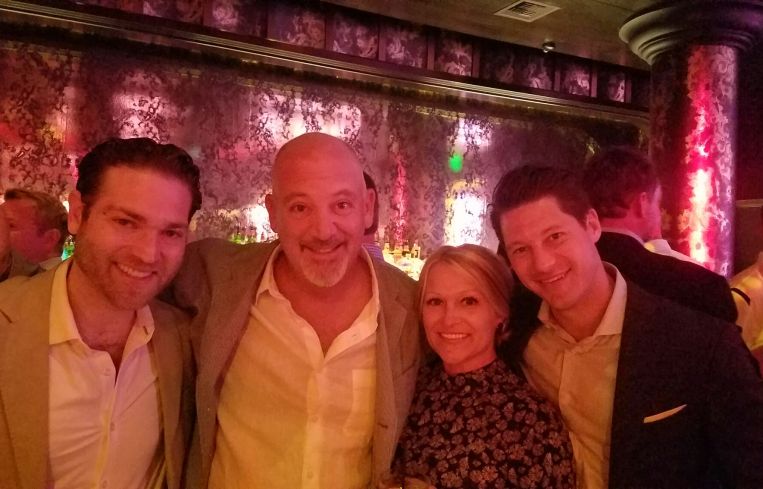 Lee & Associates NYC's Peter Levitan, Peter Braus, Crystal Kennard and JP Sutro at ICSC. Photo: Lauren Elkies Schram