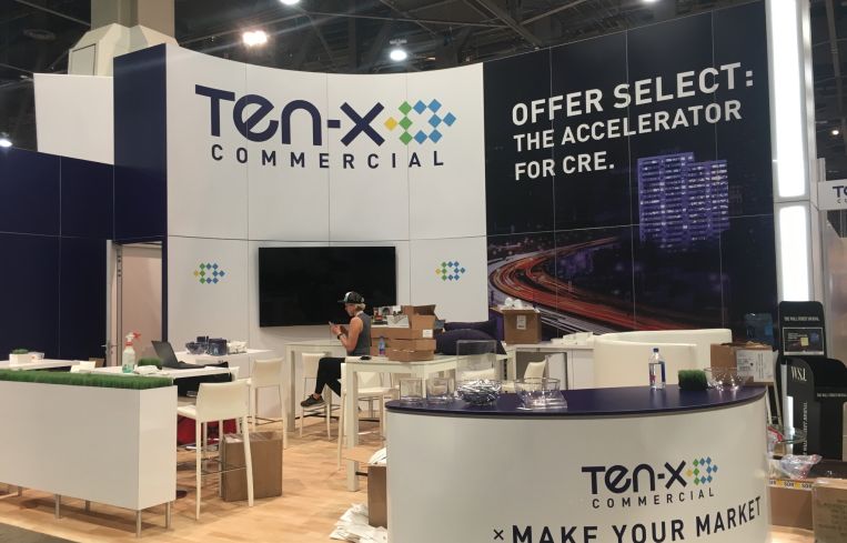 Ten-X booth at ICSC. Photo: Lauren Elkies Schram