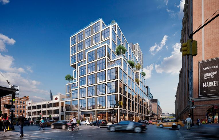 61 Ninth Avenue. Rendering: Vornado Realty Trust