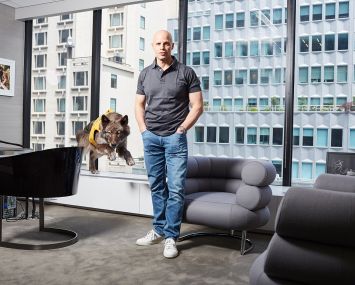 Keith Rubenstein, founder of Somerset Partners, in his office at 450 Park Avenue. Photo: Yvonne Albinowski/For Commercial Observer