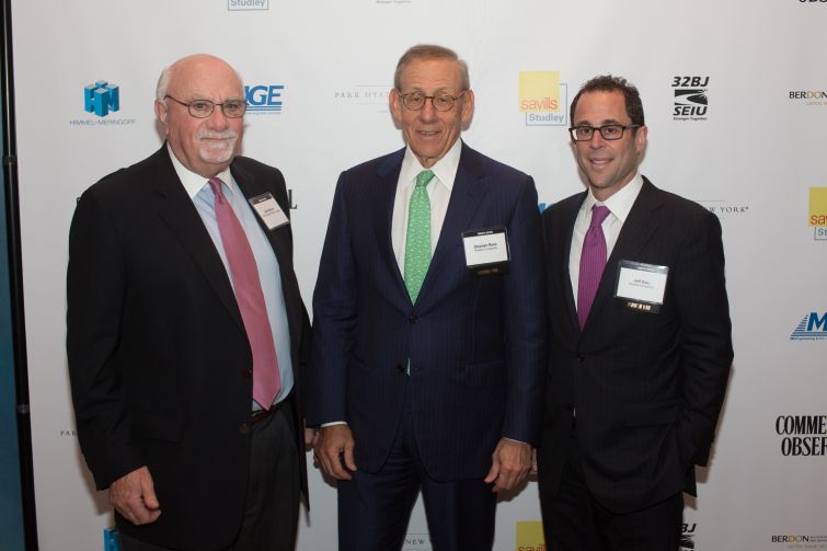 From L to R: Alan Wiener of Wells Fargo, and Stephen Ross and Jeff Blau of Related Companies.